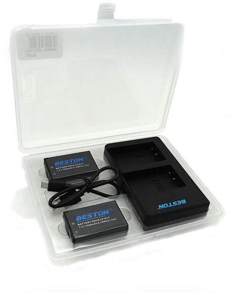 Beston Usb Dual Charger And Battery Kit For Canon Lp E Photo