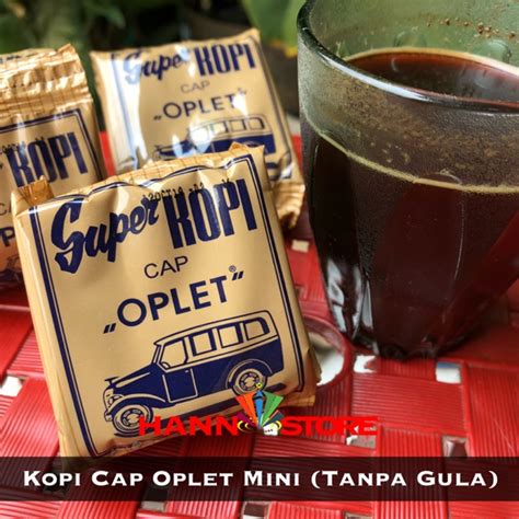 Jual Kopi Cap Oplet Mini Classic Kopi Tanpa Gula Dijual Per Pack Isi