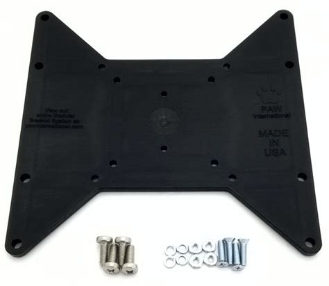 200mm X 200mm And 200x100mm Polymer Tv Vesa Adapter Plate With Hardware