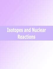 Isotopes and Nuclear Reactions: Understanding Atomic Mass and | Course Hero