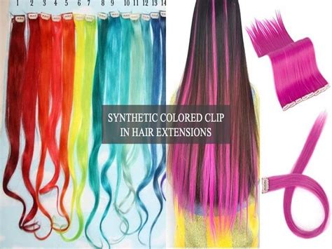 All About Colored Clip In Hair Extensions You Need To Know