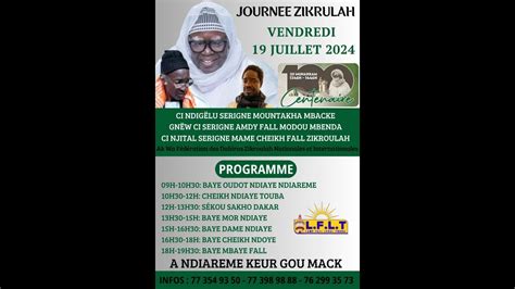 En Direct Depuis Diaryem Keur Gou Makk Journ E Thiant Mame Cheikh Ibra