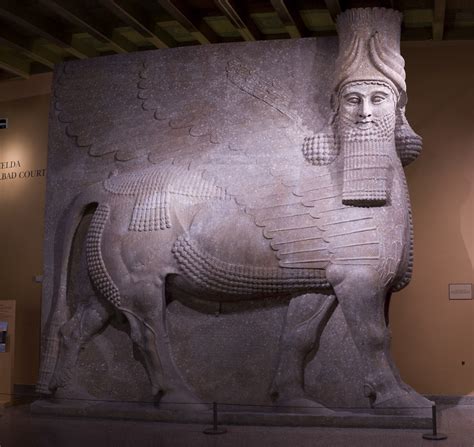 Oriental Institute Lamassu B In Art Lamassu Were Depi… Flickr