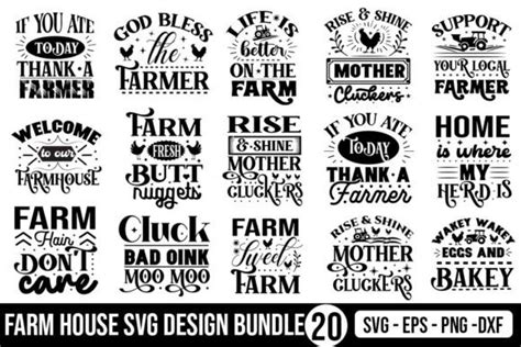 Farm House Svg Bundle Graphic By Robi Graphics · Creative Fabrica