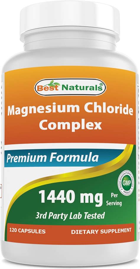 Amazon Best Naturals Magnesium Chloride Cloruro De Magnesio