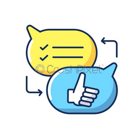 Criticism Rgb Color Icon Stock Vector 2543131 Crushpixel