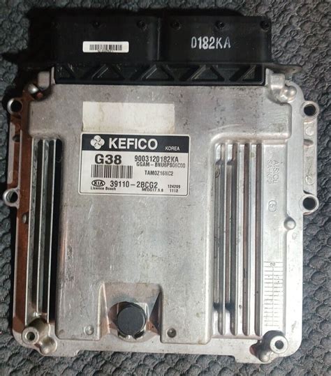 KIA 2011 2012 SOUL 1 6L 39110 2BCG2 ENGINE COMPUTER CONTROL MODULE ECU