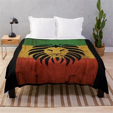 Plaid Rasta Safari Imprimé Lion Bob Marley