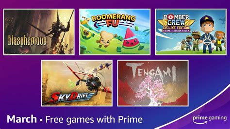 Amazon Prime Gaming ile Mart 2021 için ücretsiz oyunlar