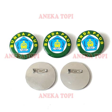 Jual Pin Bunda Paud Warna Hijau Pin Bros Paud Bunda Pin Paud Warna