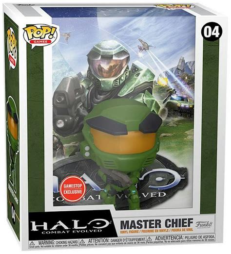 Funko Pop! Games Halo Combat Evolved Master Chief GameStop Exclusive Figure #04 - FW21