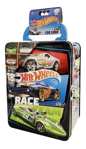 Caja Metalica Porta Autos Hot Wheels No Incluye Autos Cuotas Sin Inter S