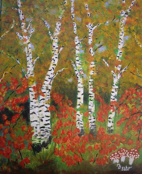 Download Birch Trees, Forest, Painting. Royalty-Free Stock Illustration ...