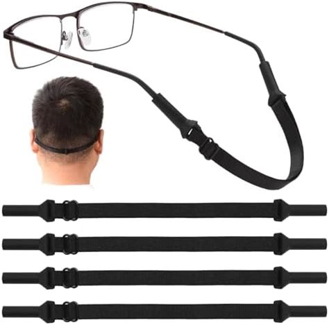 KSACLE Adjustable Glasses Strap Upgrade 4 Pack No Tail Eyeglass