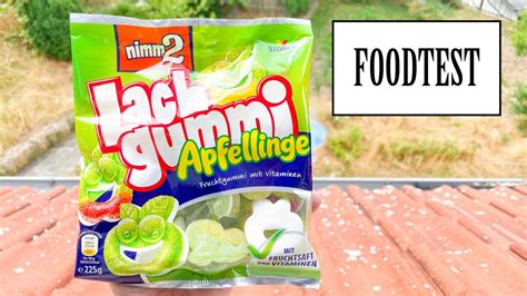 Nimm2 Lachgummi Apfellinge FOODTEST YouTube