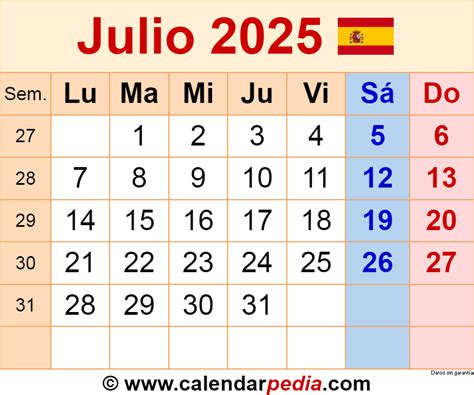 Calendario Julio 2025 Para Imprimir Pdf Christian Quinn