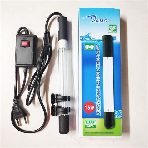 Jual Lampu UV YANG 15 Watt Pembasmi Lumut Dan Bakteri Aquarium