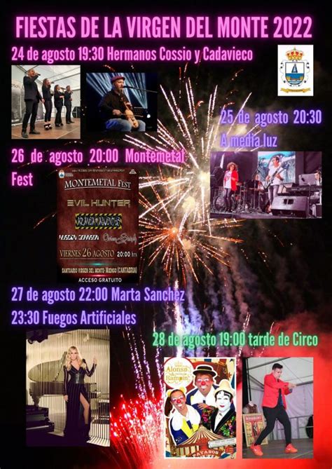 Fiestas de la Virgen del Monte 2022 Miengo Miplanhoy qué hacer