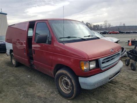 Ford Econoline E Van Ftre Ha Bid History Bidcars