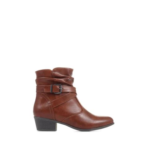 Pavers Shop Pavers Brown Block Heeled Ankle Boots And Fashion Shopping