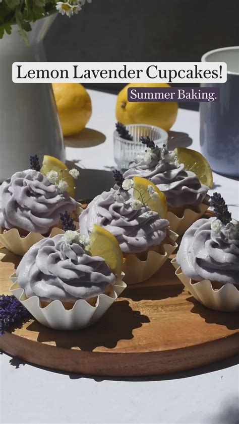 Lemon Lavender Cupcakes Recipe