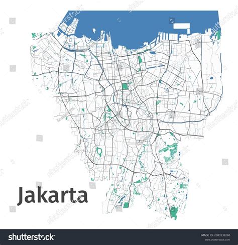 2,837 Map of jakarta Stock Vectors, Images & Vector Art | Shutterstock