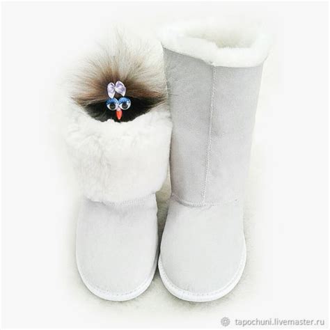 Сапожки из овчины в интернет-магазине на Ярмарке Мастеров | Тапочки ...