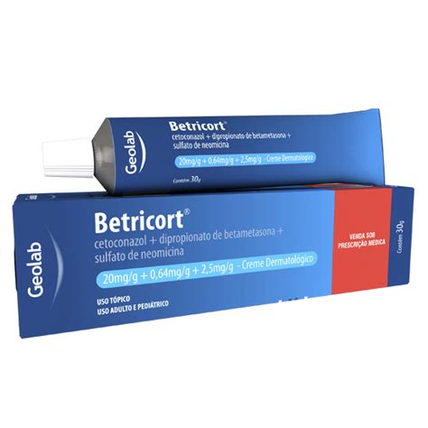 Betricort 30g Creme Demartológico Geolab FSL Farma Drogaria e