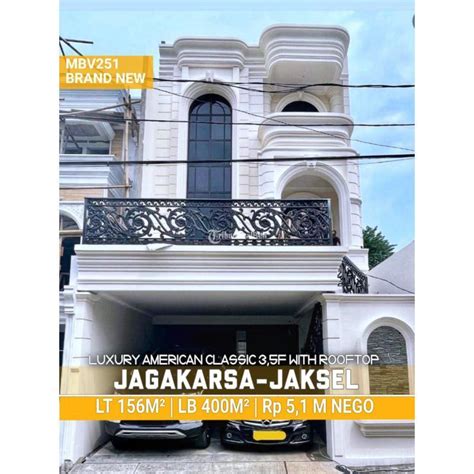 Dijual Rumah Lantai Plus Rooftop Jagakarsa Lt Lb Di Jakarta