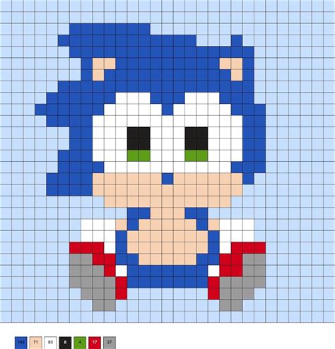 Sonic Perler Beads 30 Free Patterns Artshow24