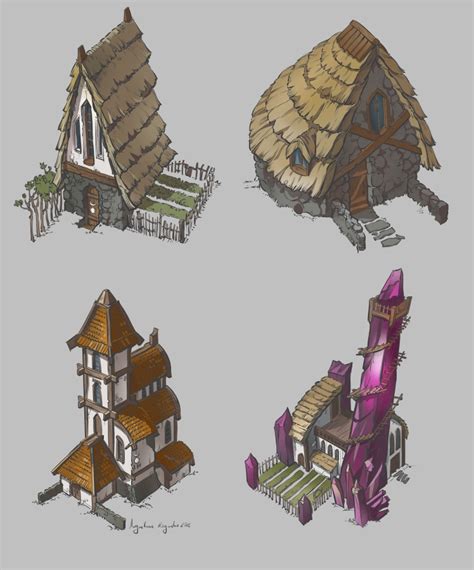 Medieval Houses By Augustinasraginskis On Deviantart