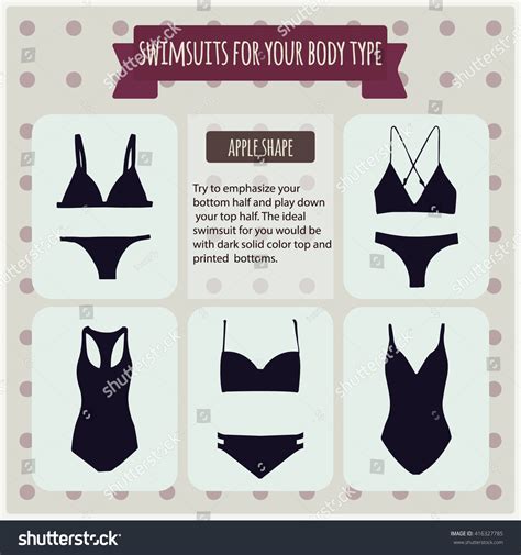 Vector Illustration Infographics Elements Bikini Swimsuits Stock Vector Royalty Free 416327785