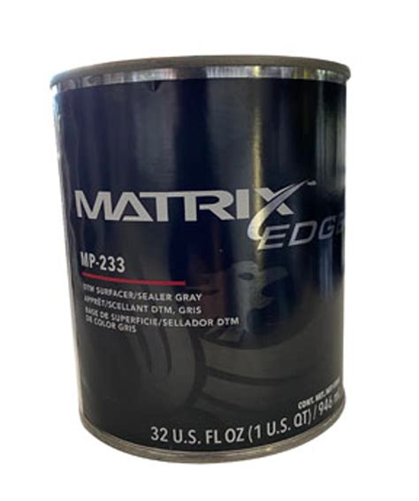 Matrix Mp 233 Dtm Primer Surfacer Sealer Gray Quart