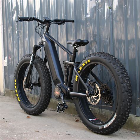 Mid Drive W Ebike M Motor Full Suspension Electric Fat Bike