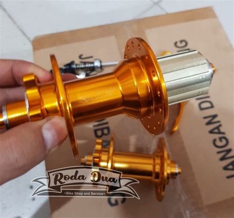 Jual Hub Freehub Raze Hole Disc Brake Jangkrik Gold Di Lapak Roda