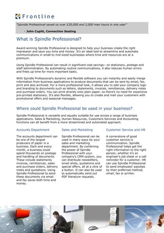 Spindle Professional PDF