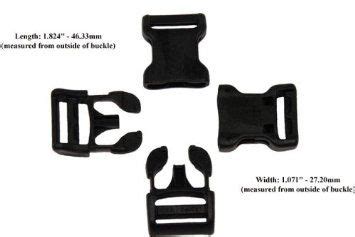 Ykk Inch Contoured Side Release Plastic Buckles