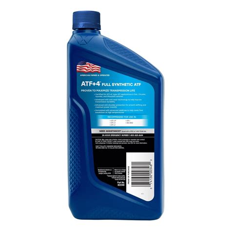 Aceite De Transmision Automatica Valvoline Atf Completamente