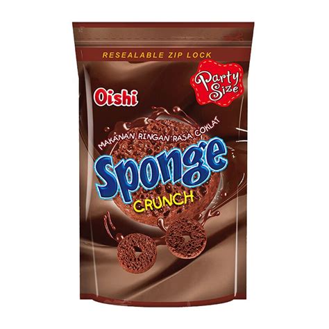 Jual Snack Oishii Snack Sponge Crunch Chocolate G Shopee Indonesia