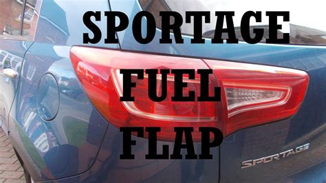 Kia Sportage Opening Fuel Flap YouTube