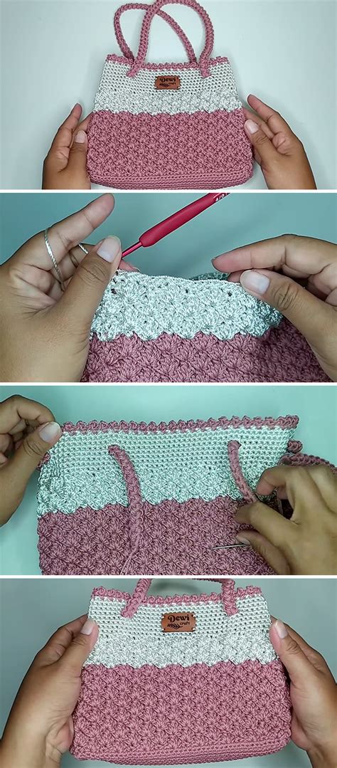 Crochet Bag Tutorial For Beginners - CrochetBeja