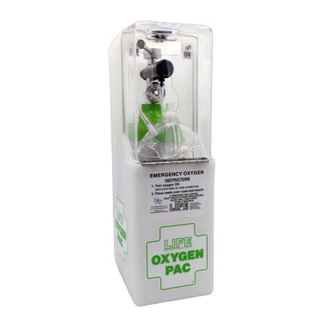 school health life  softpac oxygen unit standard unit  lpm fixed flow