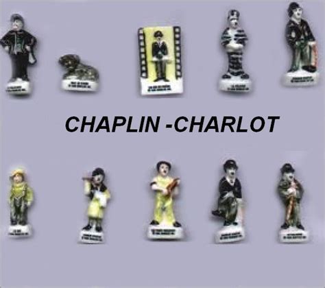 Serie Complete De Feves Charlot Charlie Chaplin F Ves De Collection