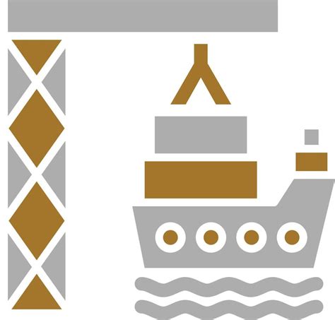 Port Icon Style 10657871 Vector Art At Vecteezy