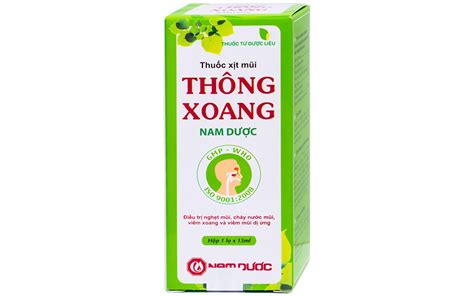 Thuốc Xịt Mũi Thông Xoang Tán Nam Dược Trị Viêm Mũi Chai 15ml Nhà