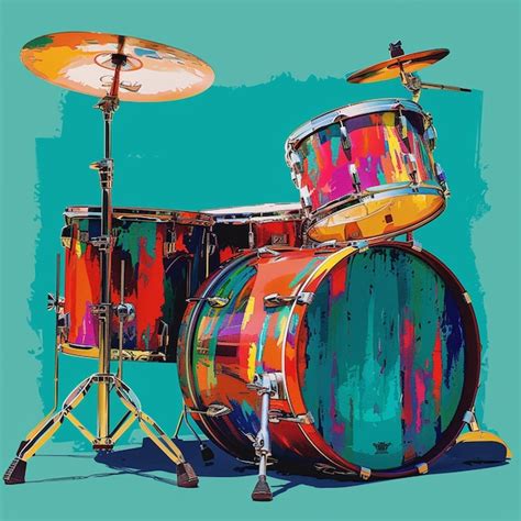 Drum Set Art Images - Free Download on Freepik