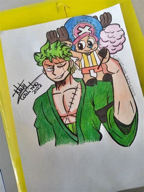 Zoro and chopper by Natyycoutinho on DeviantArt