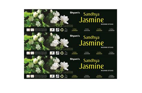 Raw Agrabatti Retangle Sandhya Jasmine Incense Sticks For Aromatic At