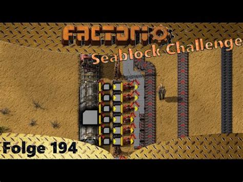 Factorio 1 0 Seablock Hemm Probleme Beim Bahnverkehr Let S Play