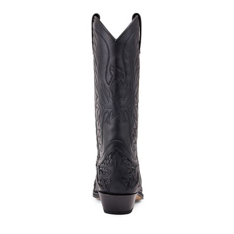 Botas Sendra 3241 Cuervo Trenzado Negro